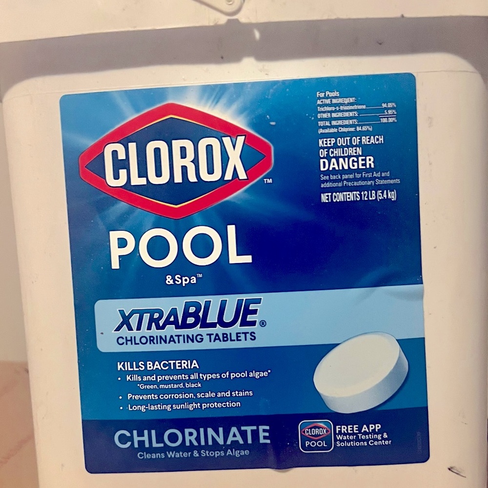 Clorox Pool & Spa Xtra Blue 12-lb 3-in Chlorinating Tablets